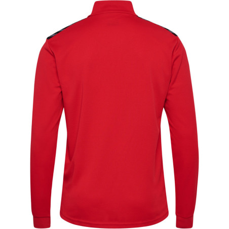 Sweat 1/2 zip Hummel HMLAUTHENTIC True Red dos