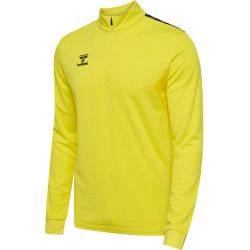 Sweat 1/2 zip Hummel HMLAUTHENTIC Blazing Yellow face