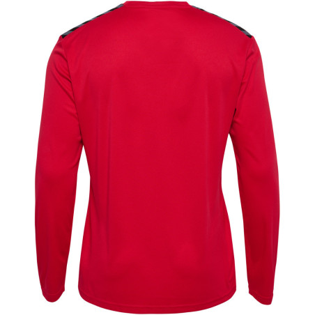 Maillot Hummel HMLAUTHENTIC manches longues True Red dos