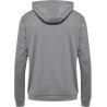 Sweat à capuche Hummel HMLAUTHENTIC Grey Melange dos