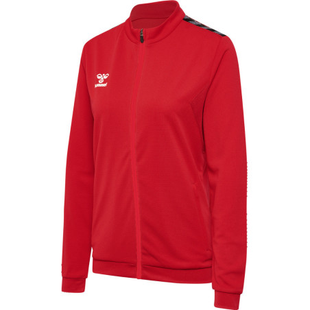 Veste zippée Hummel Femme HMLAUTHENTIC True Red face