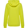 Veste zippée à capuche Hummel Femme HMLAUTHENTIC Blazing Yellow dos
