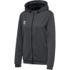 Veste zippée à capuche Hummel Femme HMLAUTHENTIC Asphalt face