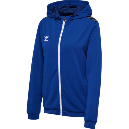 Veste zippée à capuche Hummel Femme HMLAUTHENTIC True Blue face