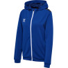 Veste zippée à capuche Hummel Femme HMLAUTHENTIC True Blue face