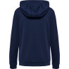 Veste zippée à capuche Hummel Femme HMLAUTHENTIC Marine dos