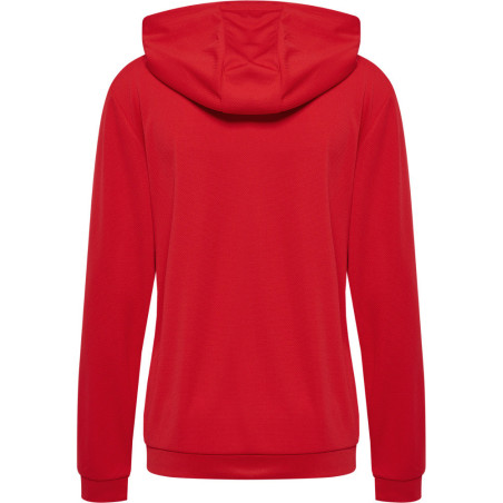 Veste zippée à capuche Hummel Femme HMLAUTHENTIC True Red dos
