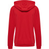 Veste zippée à capuche Hummel Femme HMLAUTHENTIC True Red dos