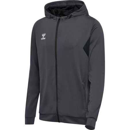 Veste zippée à capuche Hummel HMLAUTHENTIC Asphalt face