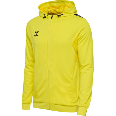 Veste zippée à capuche Hummel HMLAUTHENTIC Blazing Yellow face