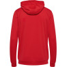 Veste zippée à capuche Hummel HMLAUTHENTIC True Red dos