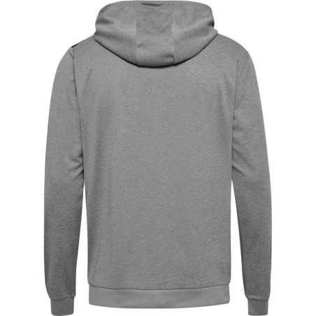 Veste zippée à capuche Hummel HMLAUTHENTIC Grey Melange dos