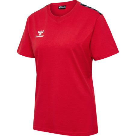 Tee-shirt Hummel Femme HMLAUTHENTIC True red face