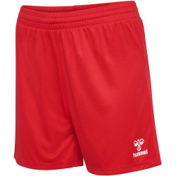 Short Hummel Femme HMLESSENTIAL True Red face