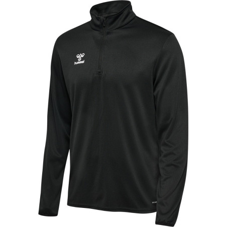 Sweat 1/2 zip Hummel HMLESSENTIAL black face