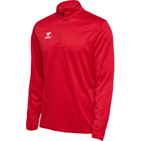 Sweat 1/2 zip Hummel HMLESSENTIAL true red face