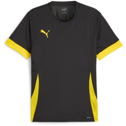 Maillot PUMA TeamGoal Matchday black white faster yellow