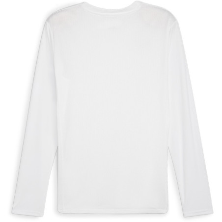 Maillot PUMA TeamGoal LS white black feather gray dos