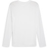 Maillot PUMA TeamGoal LS white black feather gray dos
