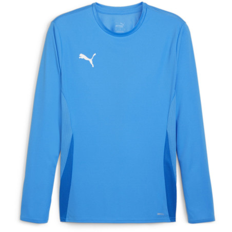 Maillot PUMA TeamGoal LS electric blue lemonade white team royal
