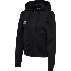 Sweat zip à capuche Hummel Femme HMLGO 2.0 black face