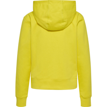 Sweat zip à capuche Hummel Femme HMLGO 2.0 blazing yellow dos