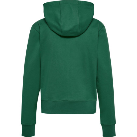 Sweat zip à capuche Hummel Femme HMLGO 2.0 evergreen dos