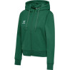 Sweat zip à capuche Hummel Femme HMLGO 2.0 evergreen face