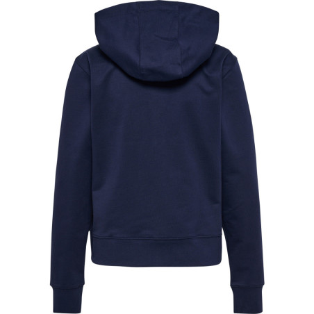 Sweat zip à capuche Hummel Femme HMLGO 2.0 marine dos