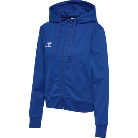 Sweat zip à capuche Hummel Femme HMLGO 2.0 true blue face