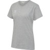 Tee-shirt Hummel Femme HMLGO 2.0 grey melange face