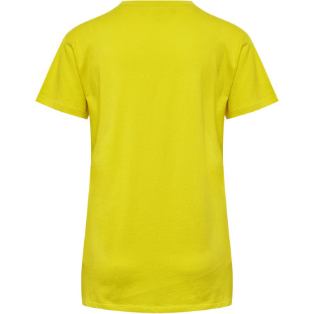 Tee-shirt Hummel Femme HMLGO 2.0 blazing yellow dos