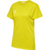 Tee-shirt Hummel Femme HMLGO 2.0 blazing yellow face