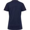 Tee-shirt Hummel Femme HMLGO 2.0 marine dos