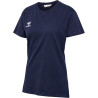 Tee-shirt Hummel Femme HMLGO 2.0 marine face