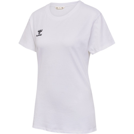 Tee-shirt Hummel Femme HMLGO 2.0 white face