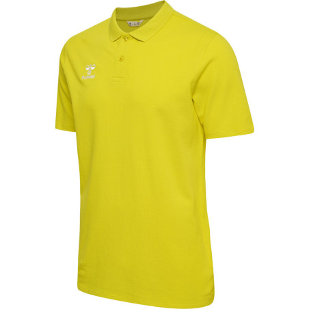 Polo Hummel HMLGO 2.0 blazing yellow face