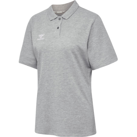 Polo Hummel Femme HMLGO 2.0 grey melange face