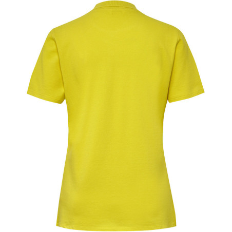 Polo Hummel Femme HMLGO 2.0 blazing yellow dos