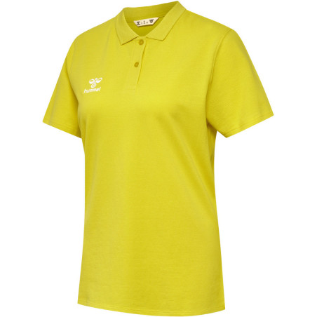 Polo Hummel Femme HMLGO 2.0 blazing yellow face