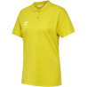 Polo Hummel Femme HMLGO 2.0 blazing yellow face