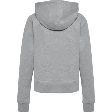 Sweat capuche Hummel Femme HMLGO 2.0 grey melange dos