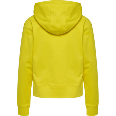 Sweat capuche Hummel Femme HMLGO 2.0 blazing yellow dos