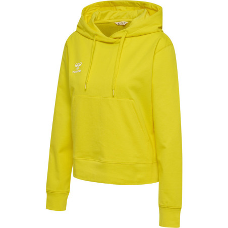 Sweat capuche Hummel Femme HMLGO 2.0 blazing yellow face