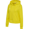 Sweat capuche Hummel Femme HMLGO 2.0 blazing yellow face