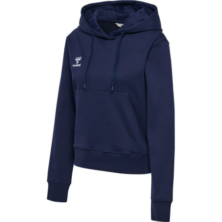Sweat capuche Hummel Femme HMLGO 2.0 marine face