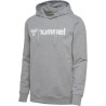 Sweat à capuche Hummel HMLGO Logo 2.0 grey melange face