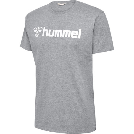 Tee shirt Hummel HMLGO Logo 2.0 grey melange face
