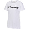 Tee-shirt Hummel Femme HMLGO Logo 2.0 white face