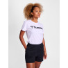 Tee-shirt Hummel Femme HMLGO Logo 2.0 white